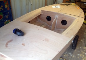 Boat ready for finishing