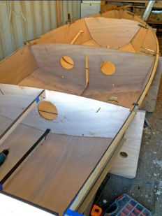 Bare hull with bulkheads